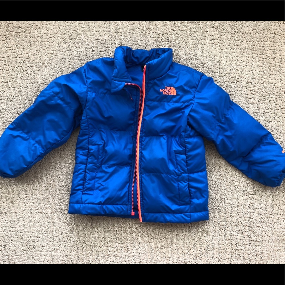 North face puffer jacket size 4